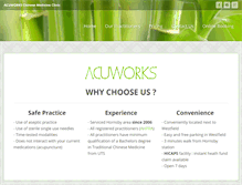 Tablet Screenshot of acuworks.com.au
